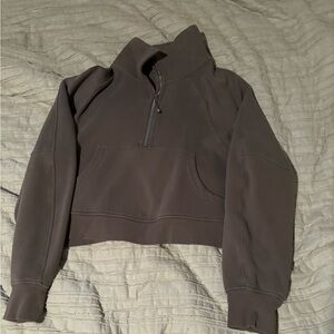 lululemon scuba oversized funnel neck half-zip